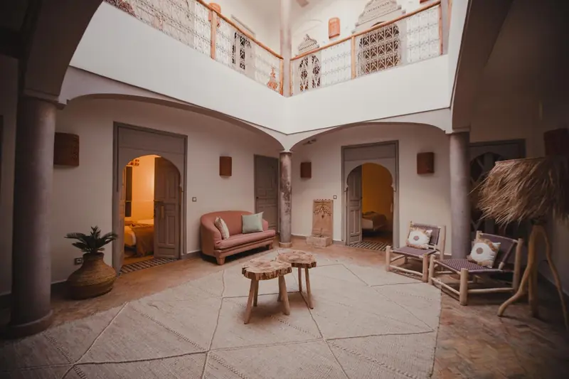 An adults only riad, with the rule in writing