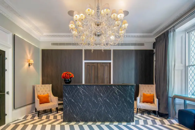 hotel reception