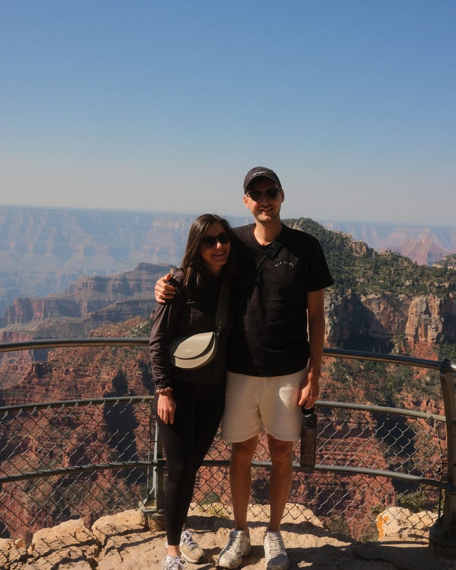 The two of us at the Grand Canyon